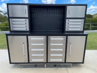 77 · 18 Drawer High (7ft) - Stainless Steel