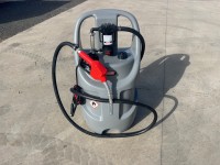 Unused 75L Portable Fuel Tank with 12V DC Pump