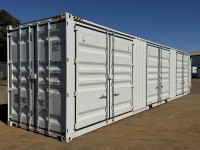 40ft Side Opening Container – 3 x Large Doors.