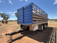 2015 Duncan 21ft Livestock Pig Trailer