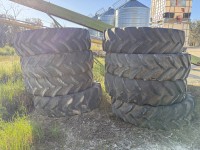 8 X SECOND-HAND GOODYEAR 520/85R42 TYRES