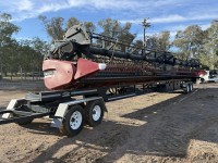 2018 Case 3152 Front + Stump Jump Trailer